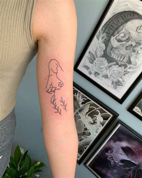 11 Woman Silhouette Line Tattoo Ideas That Will Blow Your Mind Seso