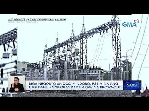 Mga Negosyo Sa Occidental Mindoro P26 M Na Ang Lugi Dahil Sa 20 Oras