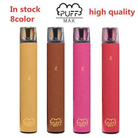 Puff Max Disposable Device E Cigarette Kits 2000 Puffs 1200mah Vape Pen