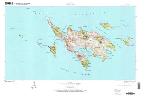 Culebra Map Historical Topographic Map 1948