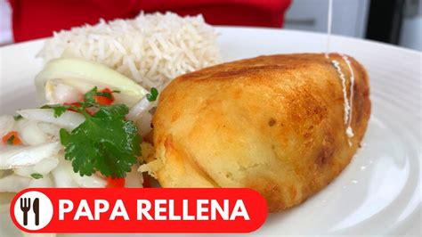 🇵🇪 Papa Rellena Peruana Receta Facil Y Riquisima Youtube