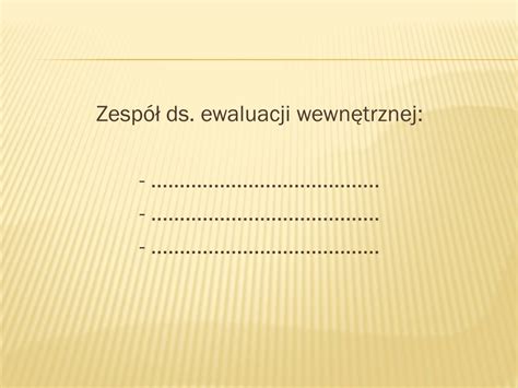 PPT Raport z ewaluacji wewnętrznej przedszkola PowerPoint