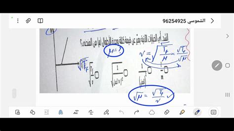 فيزياء ١٢ سرعة انتشار الموجة في حبل Youtube