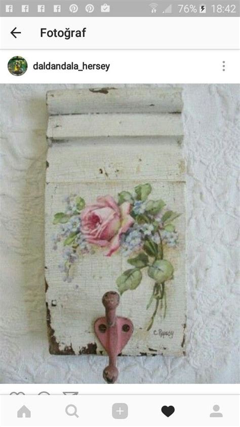 Pin by Nilgün Oktay on Decoupage and painting ideas 1 Shabby chic