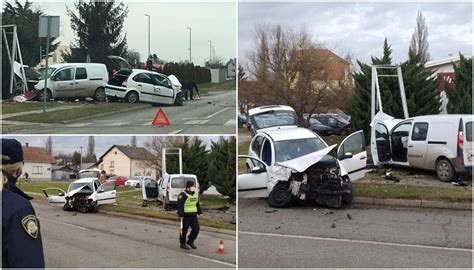 FOTO Prometna nesreća u Čakovcu Ima i ozlijeđenih hitne službe na