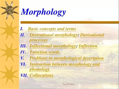 Ppt Morphology Powerpoint Presentation Free Download Id 480933