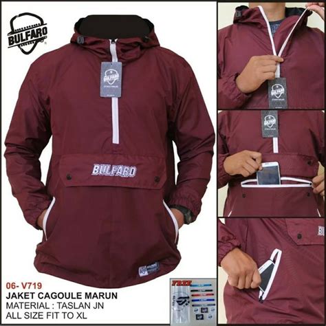 Jual Bulfaro Jaket Windbreaker Cagoule Pria Parasut Di Lapak Olanshopid