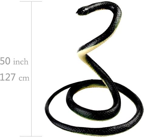 Toys And Games Nakimo Realistic Rubber Fake Snake Toy 50 Inch Mamba For