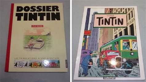 Herg Album Poster Dossier Tintin Lile Noire Catawiki