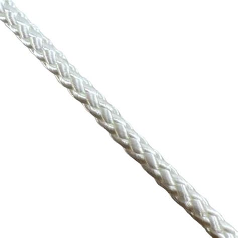 5mm White Braided Polyester Rope 100 Metre Reel RopeServices UK