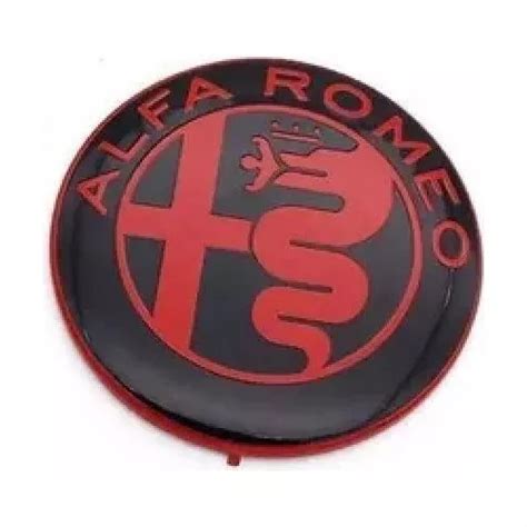 1 Emblema Adesivo Alfa Romeo 74mm Aluminio Capô Portamala MercadoLivre