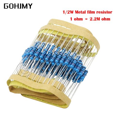 Pcs W Metal Film Resistor R M R R R R K K