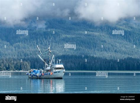 Salmon Fishing Boat Alaska Stock Photo Alamy