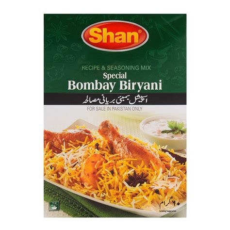 Shan Special Bombay Biryani Masala 60g Exquisite Mix Catch N Pack