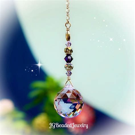 Swarovski Purple Prism Crystal Suncatcher Jgbeads