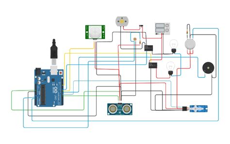 Circuit Design Smart Home Tinkercad