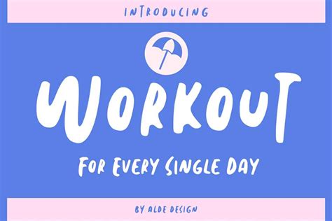 Workout Font Dfonts