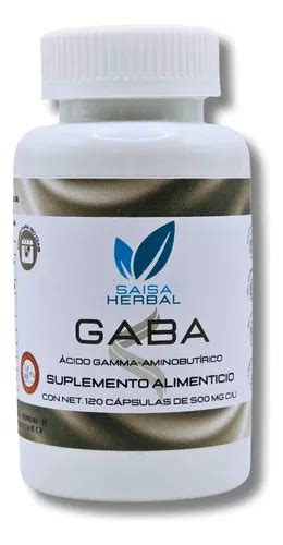 Gaba 100 Puro Con 120 Capsulas Acido Gamma aminobutírico Sabor Sin