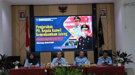 Plt Kakanwil Kumham Jateng Hantor Situmorang Berikan Arahan Pada