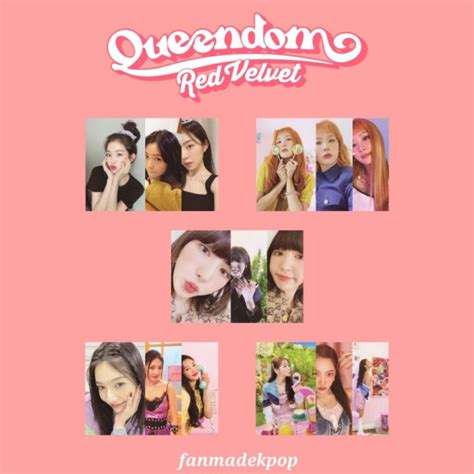 Red Velvet Photocard Red Velvet Th Mini Album Queendom Shopee