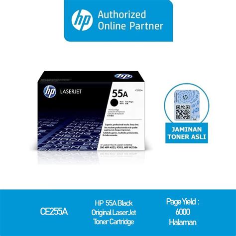 Hp 55a Black Original Laserjet Toner Cartridge Ce255a