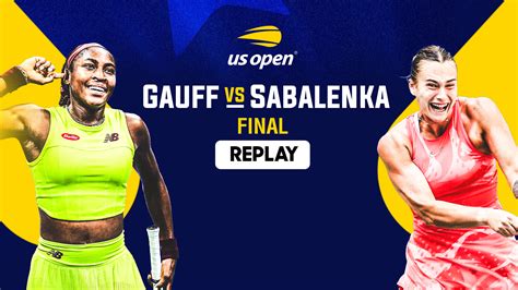 Watch Replay - Coco Gauff vs Aryna Sabalenka - Women's Singles - Final ...