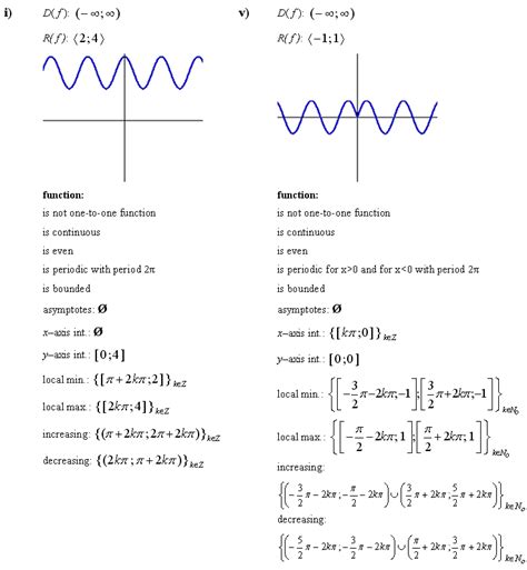 Answers To Math Exercises Math Problems Trigonometric Functions