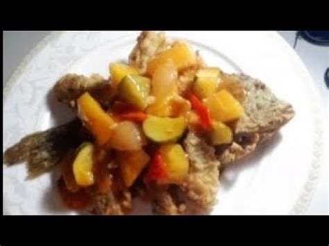 Resep Membuat Gurami Asam Manis Cooking Resep Mukbang Youtube