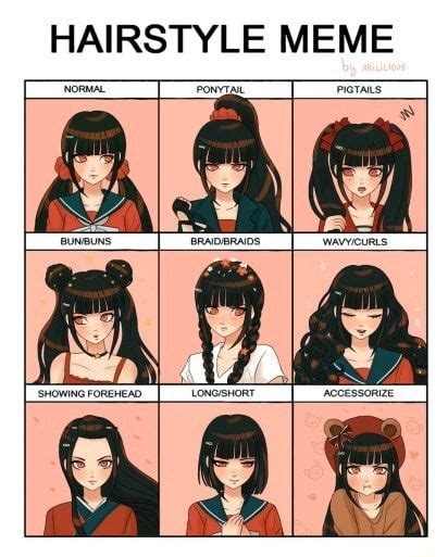 Hairstyle Meme Ifunny Hair Meme Anime Girl Hairstyles Anime Hair