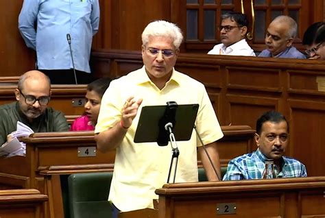 Delhi Finance Minister Kailash Gahlot Presents The Delhi Budget For The