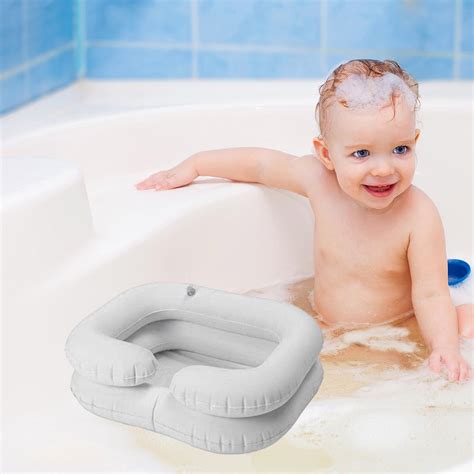 Drnokyasn Inflatable Hair Washing Basin Portable Shampoo Bowl Hair Wash ...