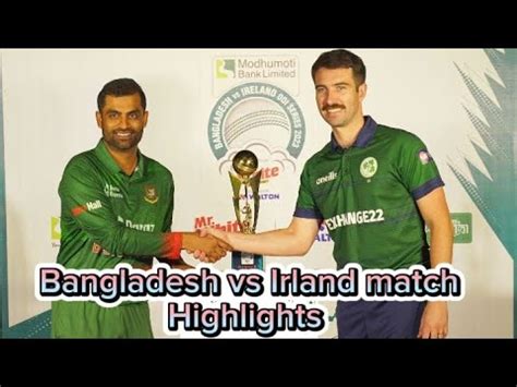 Bangladesh Vs Irland 3rd Odi MatchBangladesh Win 2 0 YouTube