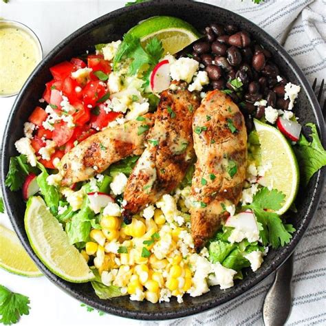 Loaded Mexican Chicken Salad Amee S Savory Dish