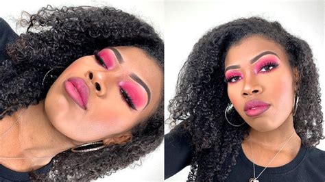 Bold Pink Makeup Look Tutorial Youtube