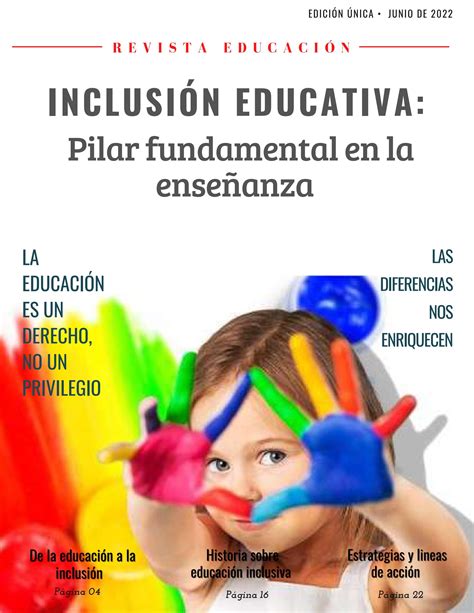 INCLUSIÓN EDUCATIVA Pilar fundamental en la enseñanza by ESTRATEGIAS