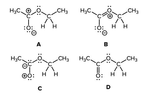 Solved Rank the following resonance forms of ethyl acetate | Chegg.com