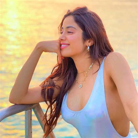 Pic Talk Janhvi Looking Vibrant In Iridescent Bikini