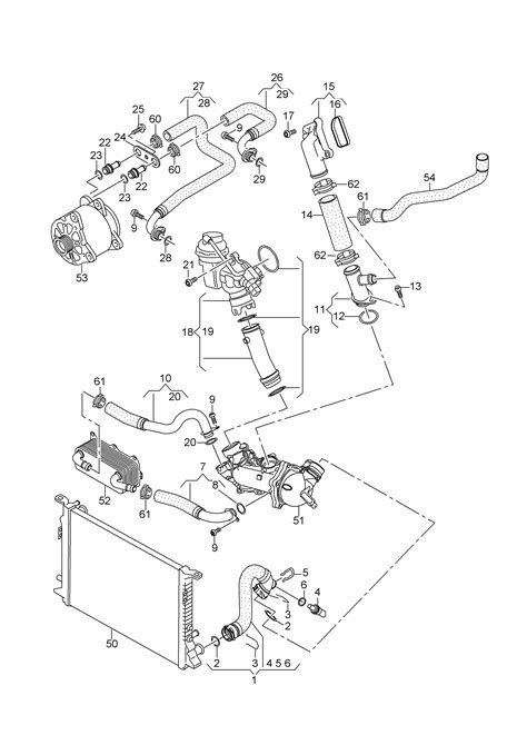 Audi A8 S8 Quattro 2014 2017 Coolant Cooling System ETKA