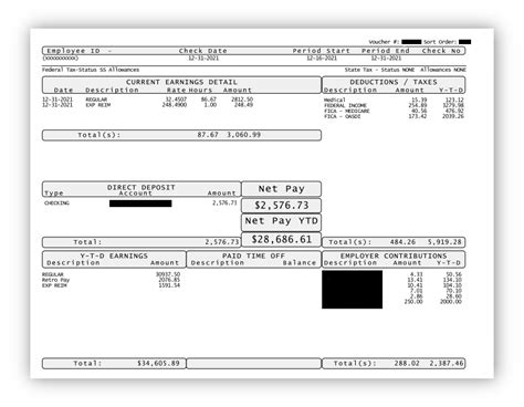 1099 Paycheck Stub