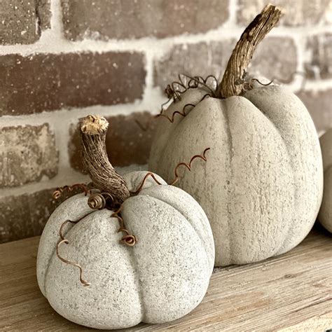 DIY Concrete Pumpkins Cali Girl In A Southern World