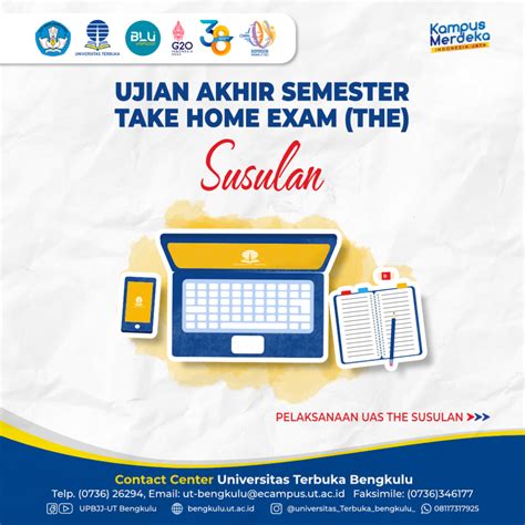 Daftar Peserta Uas Take Home Exam The Susulan Masa Ut Bengkulu