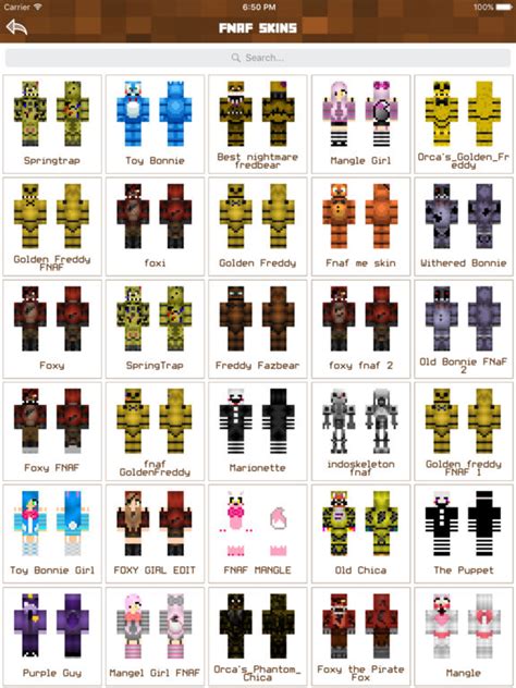 Minecraft Fnaf Skin Pack Download Honeyfad