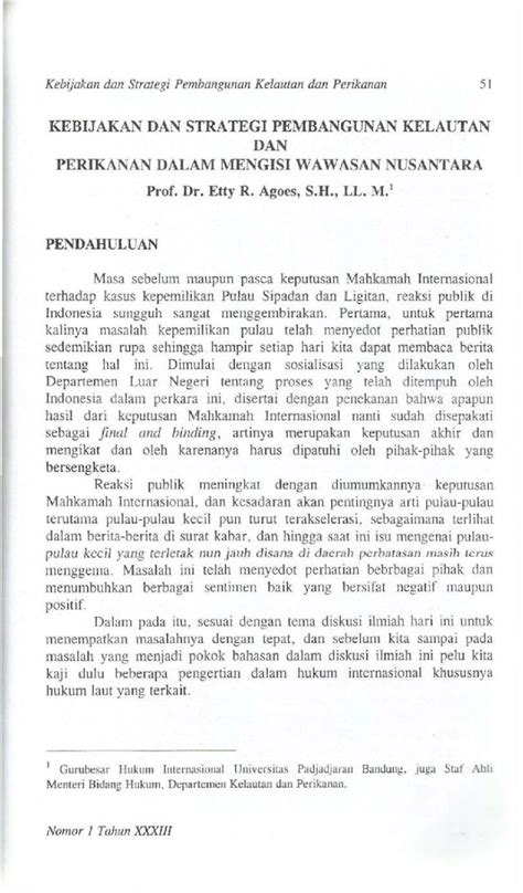 PDF KEBIJAKAN DAN STRATEGI PEMBANGUNAN KELAUTAN DAN PERIKANAN