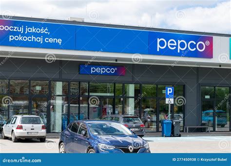 Pepco Brand Logo Sign On Modern Clothing Store In Druskininkai