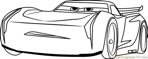 Jackson Storm from Cars 3 Coloring Page for Kids - Free Cars 3 ...