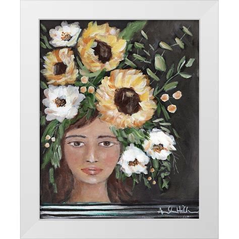 Hilburn Amanda 26x31 White Modern Wood Framed Museum Art Print Titled