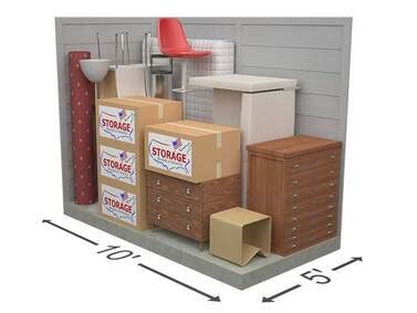 Unit Size Guide - MEMORIAL SELF STORAGE