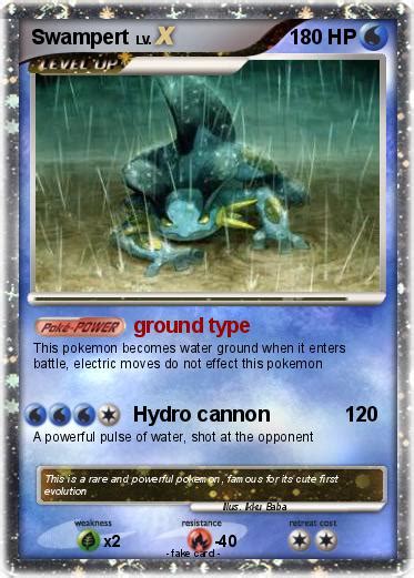 Pokémon Swampert 341 341 - ground type - My Pokemon Card