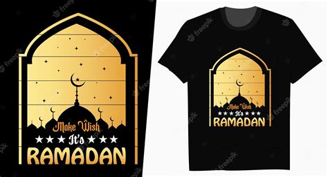 Premium Vector Ramadan Kareem Typography Tshirt Design