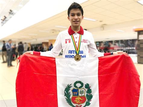 Estudiante Peruano Gana Medalla De Oro En Olimpiada Virtual De